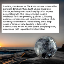 Load image into Gallery viewer, Echoes Of The Black Moonstone - Bracelet