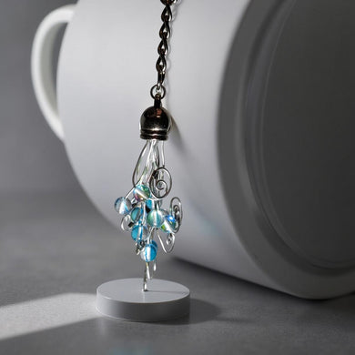 Aqua Swirl - Jellyfish - Keychain