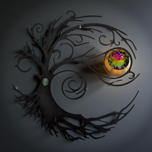 Sun Catcher - Wind swept Tree of life