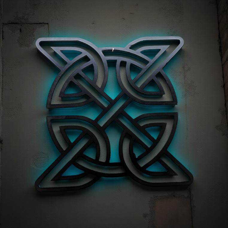 Celtic - Metal Art - Dara knot