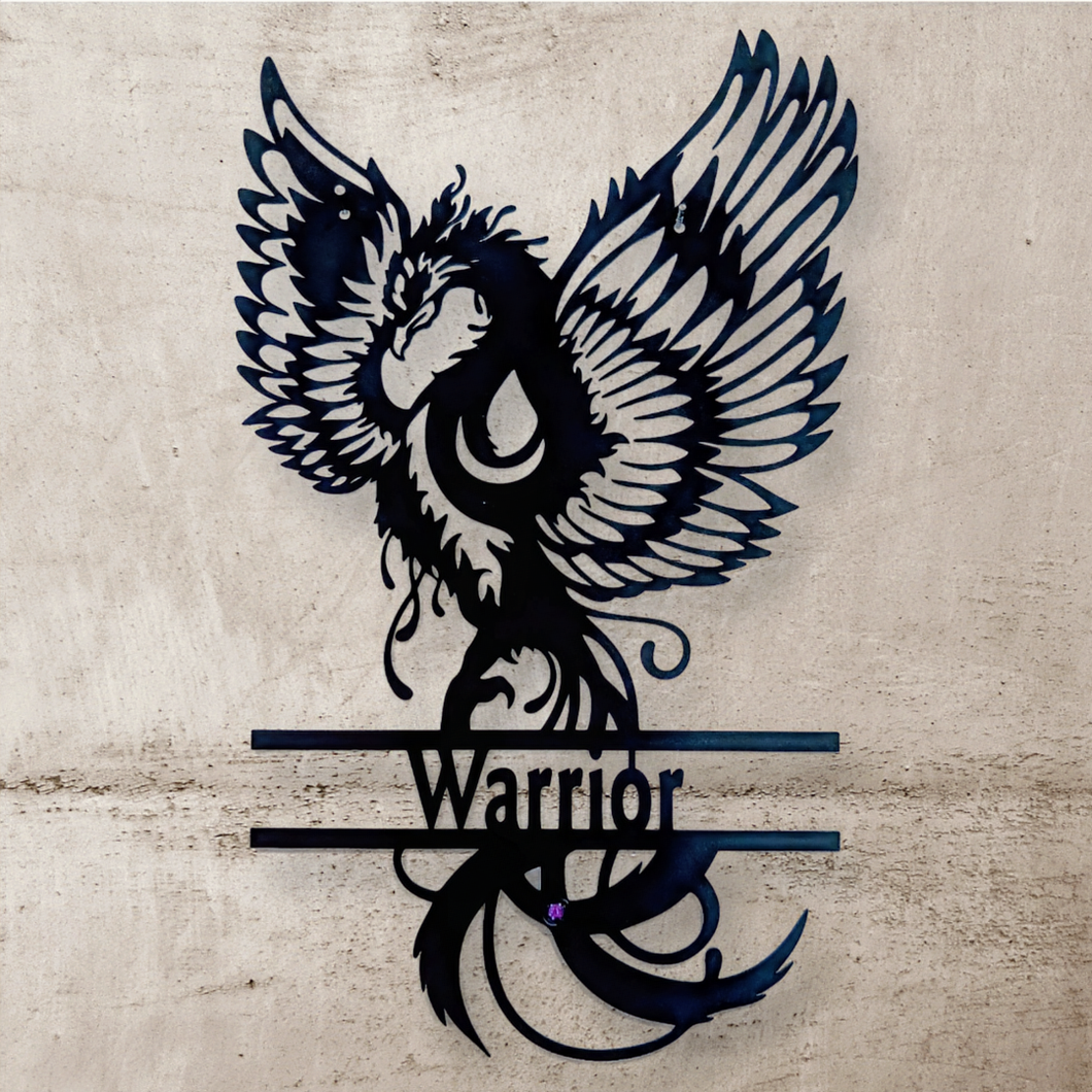 Phoenix - Warrior - Metal Art