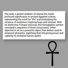 Load image into Gallery viewer, Metal Art - Eye of RA inside Ankh