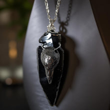 Load image into Gallery viewer, Truth in Stone and Feather - Arrowhead - Raven