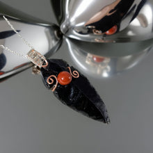 Load image into Gallery viewer, Heart of Courage Arrowhead - Carnelian - Necklace
