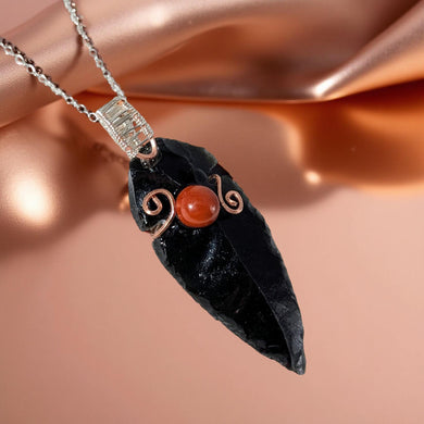 Arrowhead - Carnelian - Necklace