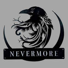 Load image into Gallery viewer, Raven - Nevermore - Metal wall art