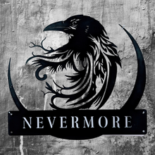 Load image into Gallery viewer, Raven - Nevermore - Metal wall art