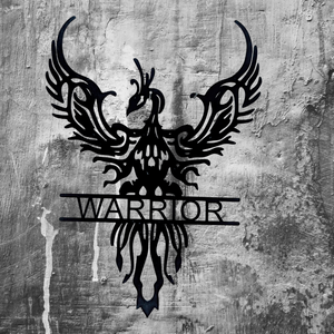 Phoenix - Warrior - Metal Art