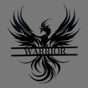 Phoenix - Warrior - Metal art