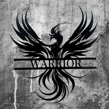 Load image into Gallery viewer, Phoenix - Warrior - Metal art