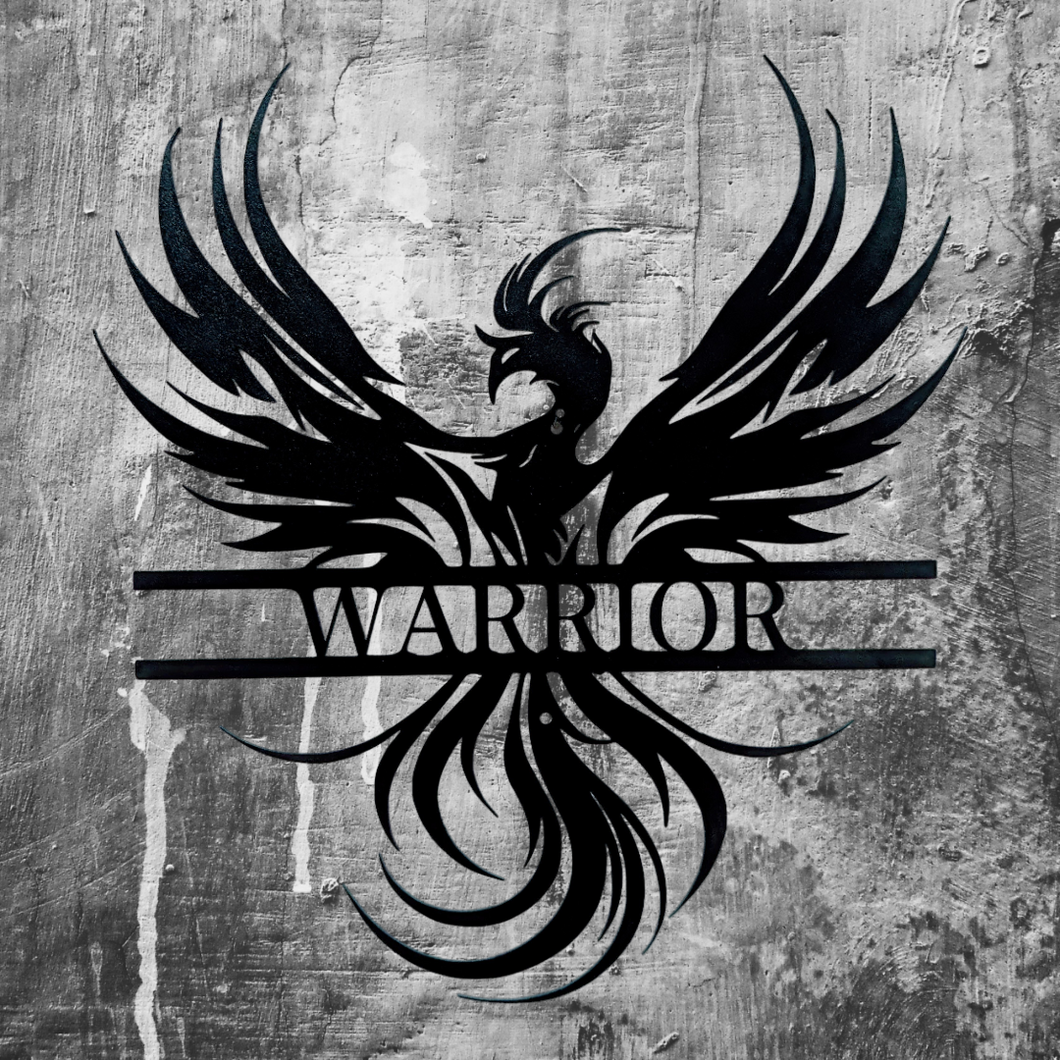 Phoenix - Warrior - Metal art