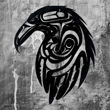 Load image into Gallery viewer, Celtic Raven - Metal art