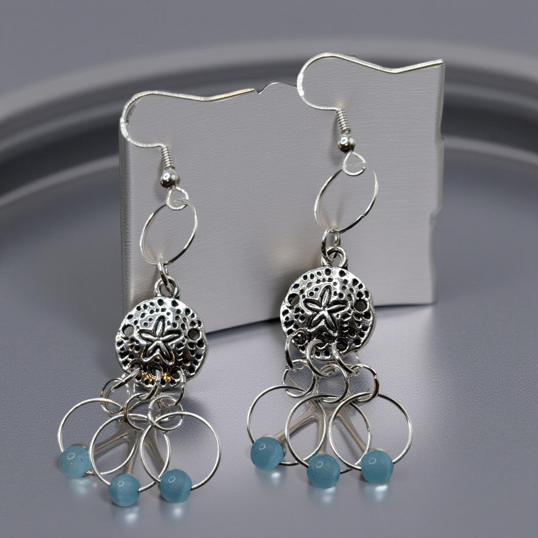 Sand dollar - Earrings