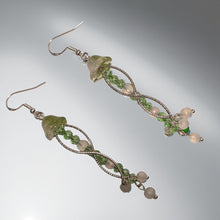 Load image into Gallery viewer, Jellyfish - Earrings - Angel Aura Quartz