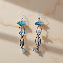 Load image into Gallery viewer, Jellyfish - Earrings - Aquamarine