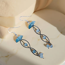 Load image into Gallery viewer, Jellyfish - Earrings - Aquamarine