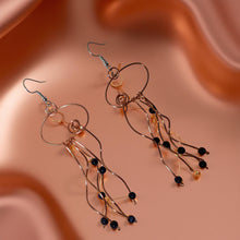 Load image into Gallery viewer, Jellyfish - Earrings - Blue Goldstone