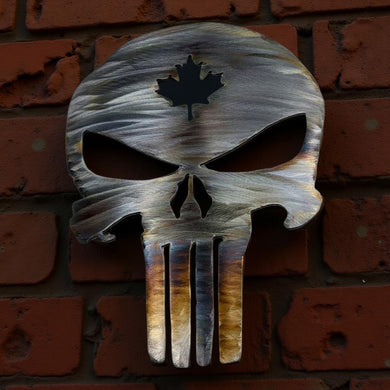 Punisher Skull - Heavy-Duty Steel Wall Art