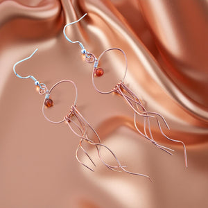 Jellyfish - Earrings - Carnelian