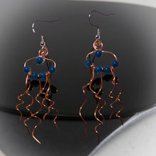 Load image into Gallery viewer, Jellyfish - Earrings - Blue Apatite