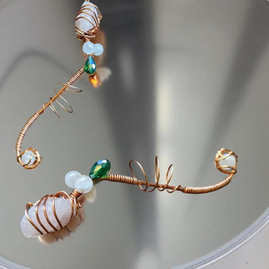 Wand - Rose Quartz & Copper
