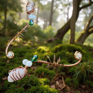 Wand - Rose Quartz & Copper