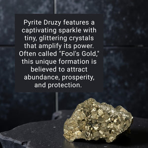 Copper Wrapped - Pyrite Druzy - necklace
