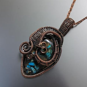 Turquoise Copper -  Necklace