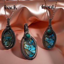 Load image into Gallery viewer, Turquoise Oyster Copper, Necklace
