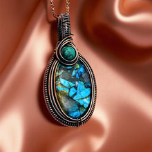 Load image into Gallery viewer, Turquoise Oyster Copper, Necklace