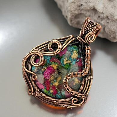 Spiny Oyster, Copper, Pendant