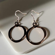 Load image into Gallery viewer, Copper &amp; Sterling, Hoop, Earrings