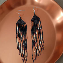 Load image into Gallery viewer, Sleek Beaded - Earrings