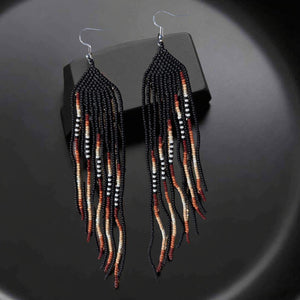 Sleek Beaded - Earrings