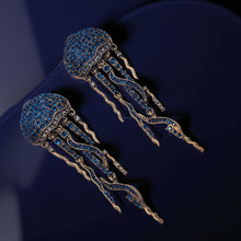 Load image into Gallery viewer, Jellyfish - Rhinestone - Earrings