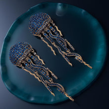 Load image into Gallery viewer, Jellyfish - Rhinestone - Earrings