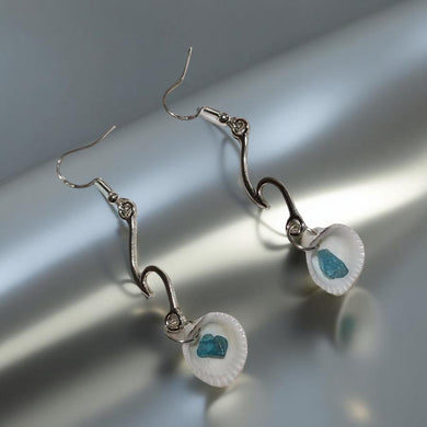 Coastal Whispers - Sea glass - Earrings