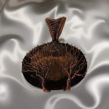 Load image into Gallery viewer, Pendant - Copper Wrapped - Tree of life - Smokey Quartz