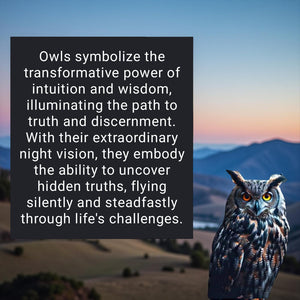 Mystic Forest - Owl - Sun catcher