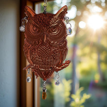 Load image into Gallery viewer, Mystic Forest - Owl - Sun catcher