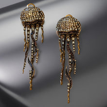 Load image into Gallery viewer, Jellyfish - Rhinestone - Earrings