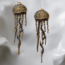 Load image into Gallery viewer, Jellyfish - Rhinestone - Earrings