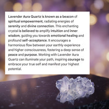 Load image into Gallery viewer, Twinkle Tide -  Anklet - Amethyst - Lavender Aura Quartz