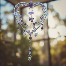 Load image into Gallery viewer, Heart of Serenity - baby Jellyfish - Sun Catcher