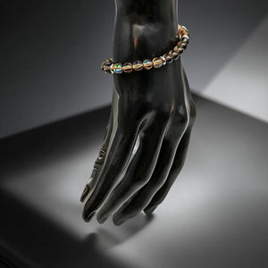 Your Journey's Embrace: Semicolon Quartz Bracelet