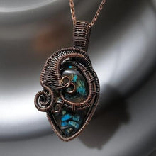 Load image into Gallery viewer, Turquoise Copper -  Necklace