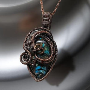 Turquoise Copper -  Necklace