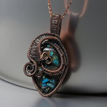 Load image into Gallery viewer, Turquoise Copper -  Necklace