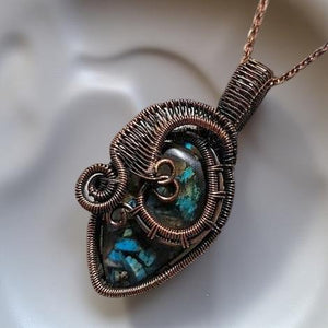 Turquoise Copper -  Necklace