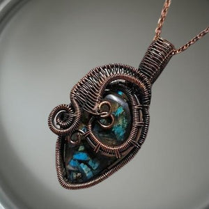 Turquoise Copper -  Necklace